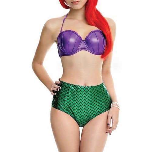 Glitter Mermaid Holographic Bikini Set
