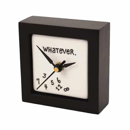 Whatever Desk Clock | Gifts For Girls