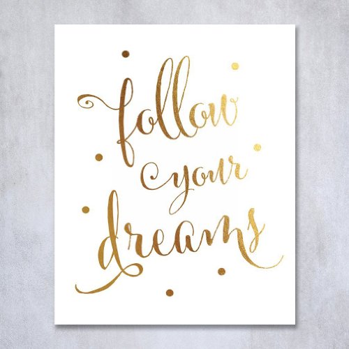 Follow Your Dreams Art Print | Gifts For Girls