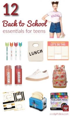 12 Cool Back to School Essentials for Teens