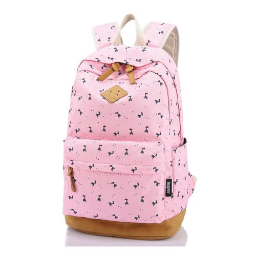 Leaper Canvas Laptop Backpack. School Supplies for Girls.