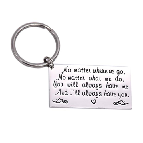 Long Distance Quote Keychain