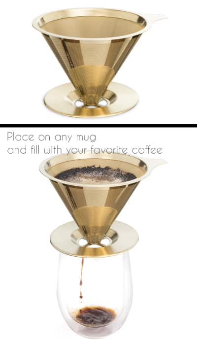 Osaka Titanium Coated Pour Over Coffee Dripper