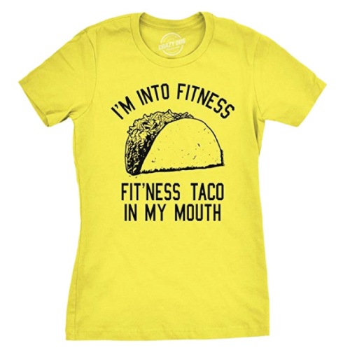 Fitness Taco Funny Gym T Shirt