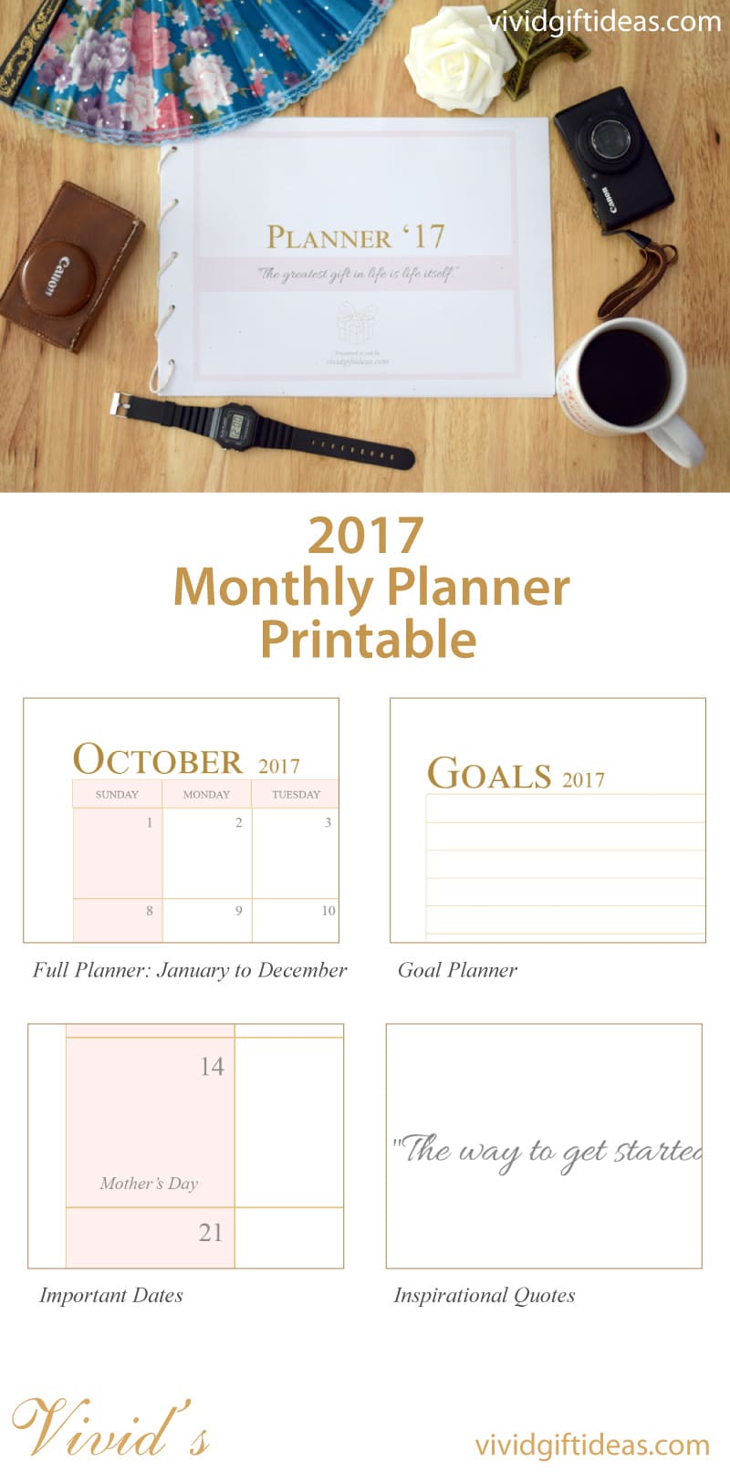 2017 Monthly Planner