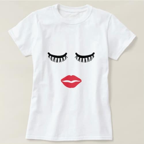Lashes and Lips T-shirt