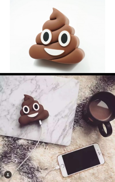 Poop Emoji Portable Charger