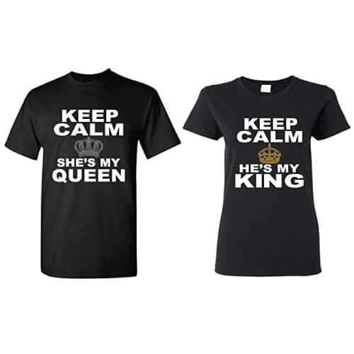 Keep Calm Couple Matching T-shirt