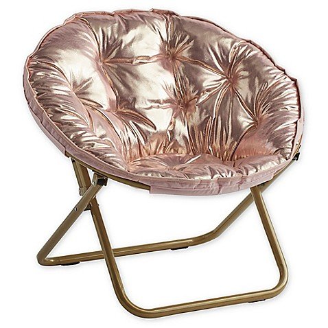Rose Gold Saucer Club Chair