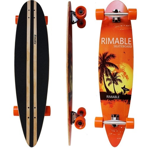Rimable Pintail Longboard 