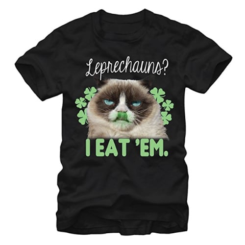 Grumpy Cat St Patrick's Day T Shirt