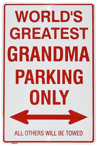 Worlds Greatest Grandma Parking Sign | gifts for grandma