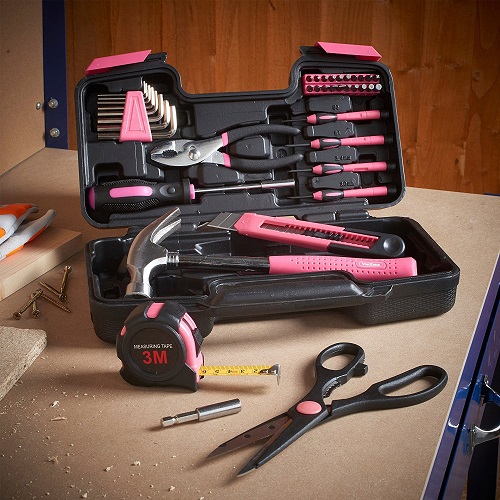 Pink Homeowner Tool Set 