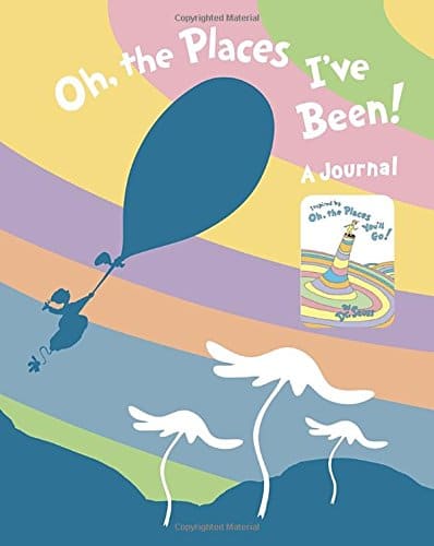 Oh, the Places I've Been! Journal | High School Graduation Gifts 