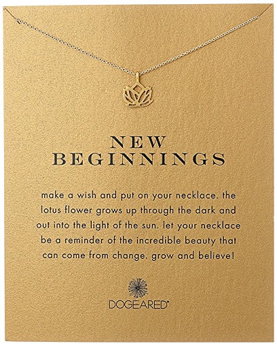 New Beginnings Rising Lotus Pendant Necklace | High School Graduation Gifts For Her