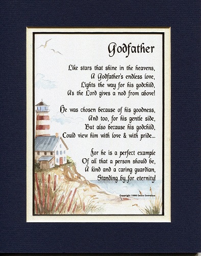 A Gift For A Godfather Poem - gifts for godfather