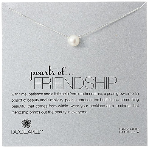 dogeared pearls of friendship necklace