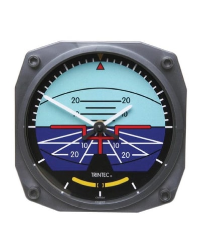Attitude Indicator Clock Gifts for Pilots