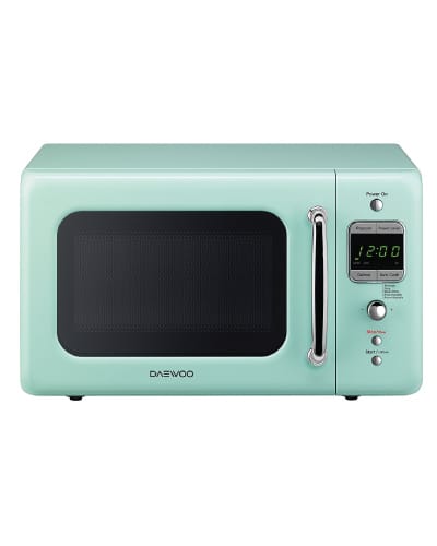 Daewoo Retro Microwave Oven | Mint Green Kitchen Decor Ideas and Accessories 