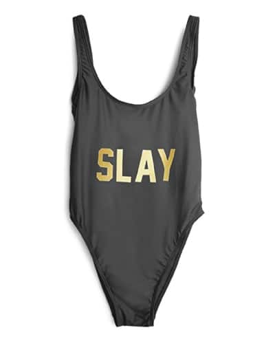 Slay High Cut One-Piece (Swimsuits 2017 Trends)
