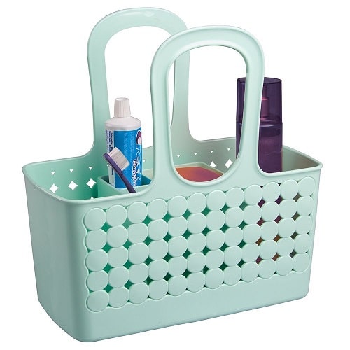 Shower Organizer Caddy. College survival kit. Off to college gift ideas for girls.