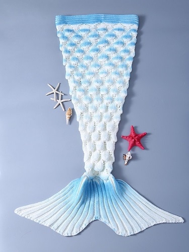 Mermaid Tail Blanket. Dorm room decor ideas for girls.