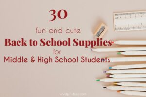 Back to School Supplies Loved by Teens