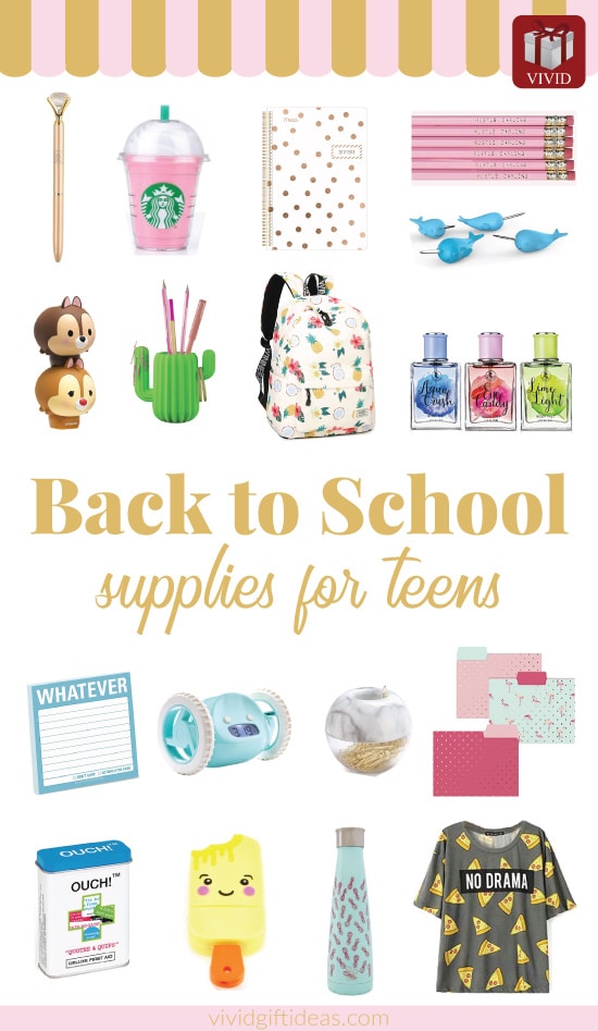 Back to school essentials for teens | Back to school supplies highschool