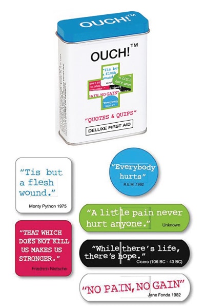 Ouch Quotes Bandages- Back to school essentials for tweens. Back to school supplies for teens.