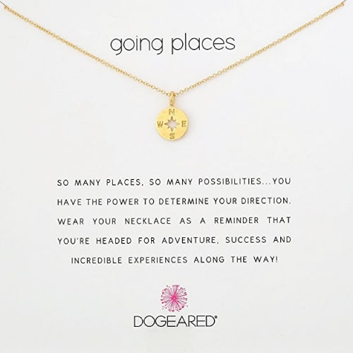 Dogeared Going Places Necklace- Off to college gift ideas for girls