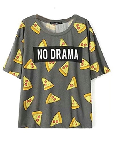 Pizza Print Statement Tee - Back to school outfits
