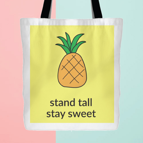 Fun Pineapple Tote Bag