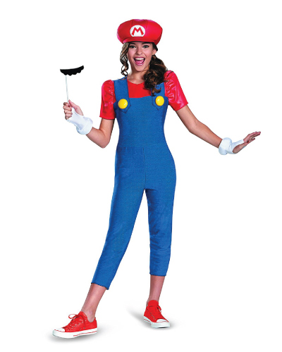 Nintendo Super Mario Brothers Mario Tween Costume