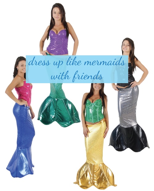 Magical Mermaid Costume. Halloween group costumes for teens.