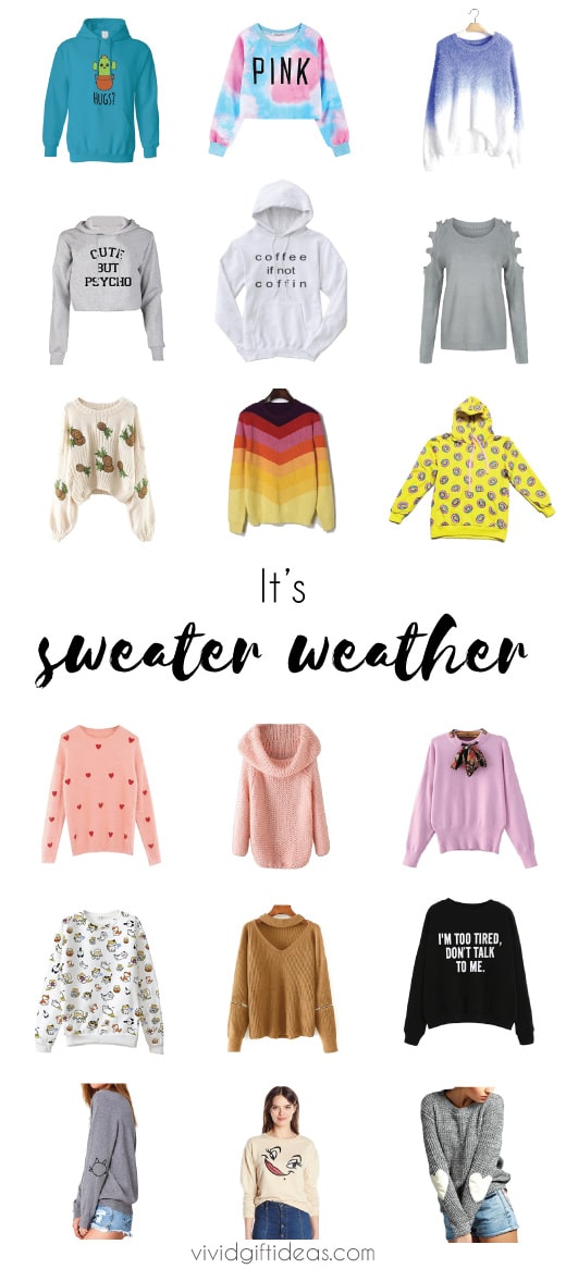 Sweater Weather. Fall Outfits For Women. Sweater outfits for teens, 20s. 