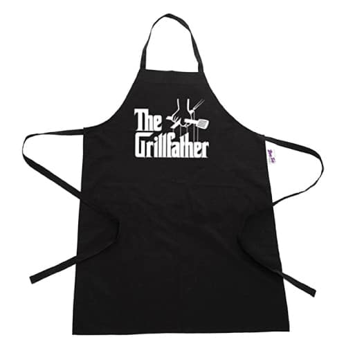 The Grillfather Apron. Funny grandpa gifts.