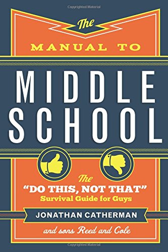 The Manual to Middle School. Self help book for tweens. Tween boy gifts. Christmas gifts for tween boys.