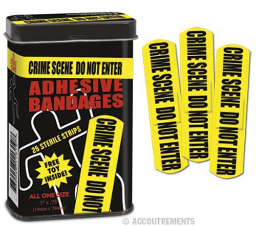 Crime Scene Bandages. Stocking stuffer ideas for teens. Christmas gifts for teen boys.