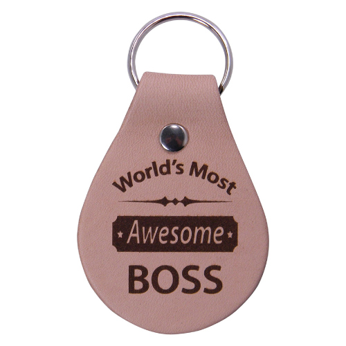 World's Most Awesome Boss Key Chain (Boss Day gift ideas)