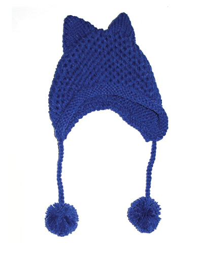 Cat Ear Crochet Braided Hat