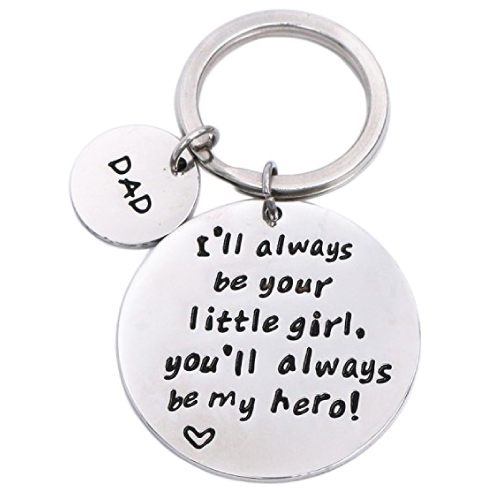 Dad Quote Keychain- Christmas gifts for dad from daughter