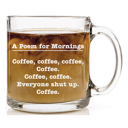 Poem for Mornings Funny Coffee Mug. Christmas gifts for dad #coffee
