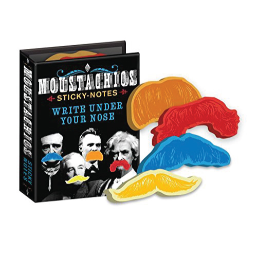 Moustachios Mustache Sticky Notes Booklet 