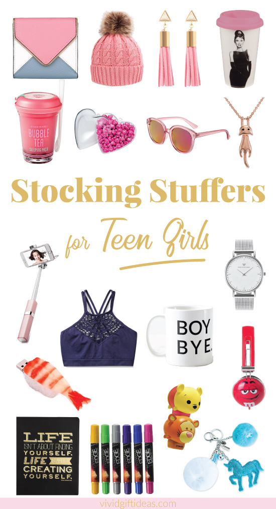 Christmas Gifts For Teens. Stocking Stuffer Ideas For Teen Girls.