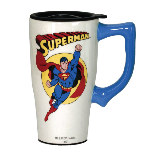 Superman Travel Mug- Christmas gifts for dad from kids
