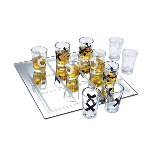 Shot Glass Tic Tac Toe Game. Hobby gifts for men. Christmas gifts for dad