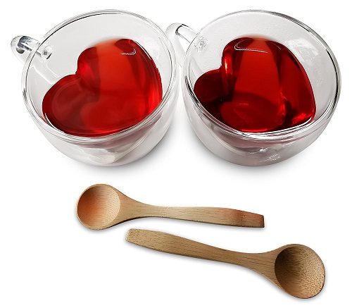 Heart Shaped Tea Cups