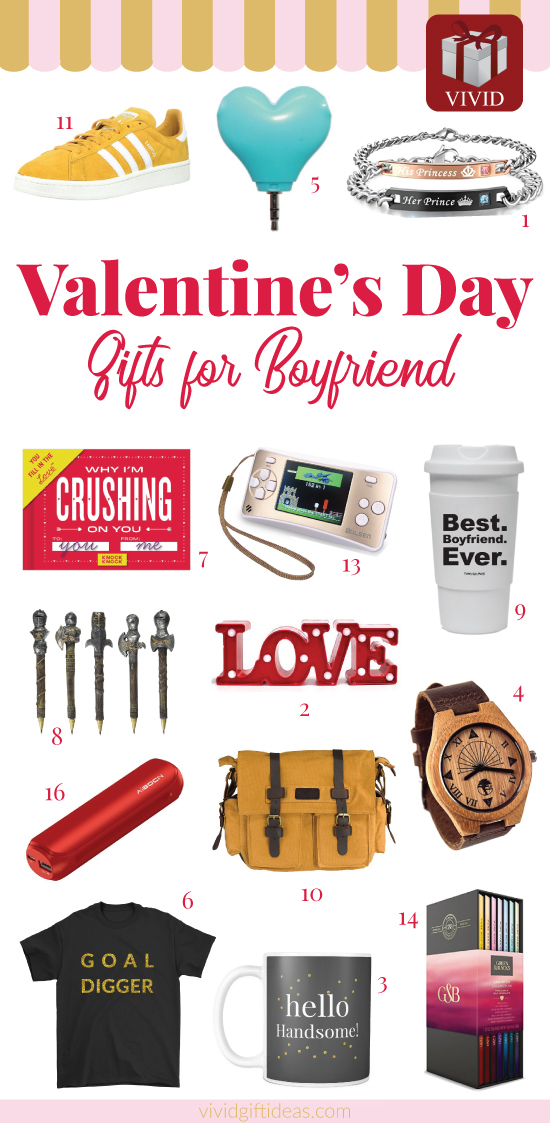 Valentines Day gifts for boyfriend teens