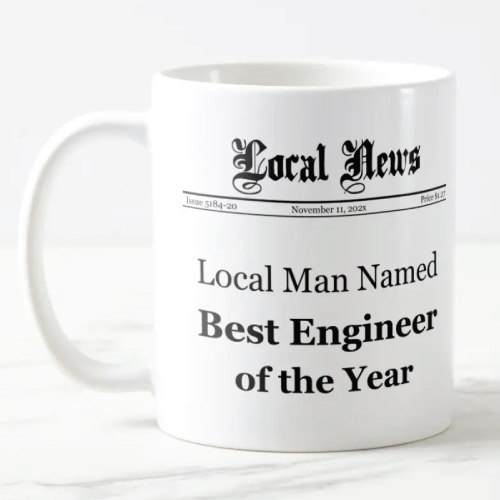Best Engineer of The Year Mug