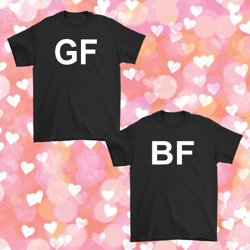 Girlfriend Boyfriend Couple T-Shirt